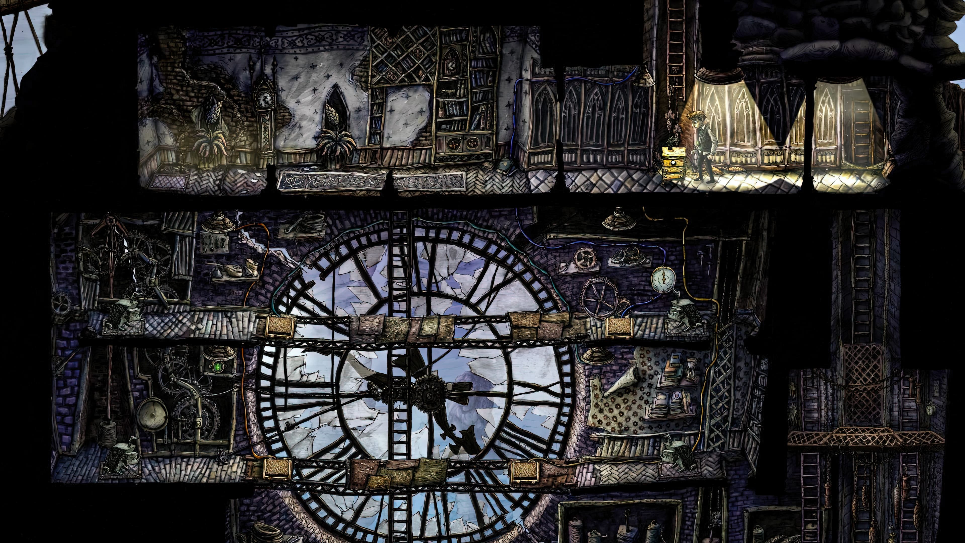 One of the challenging puzzle rooms