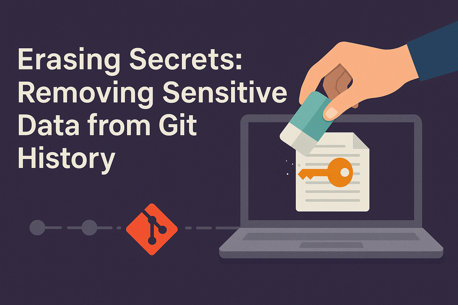 Erasing Secrets - How to Remove Sensitive Files from Git History banner