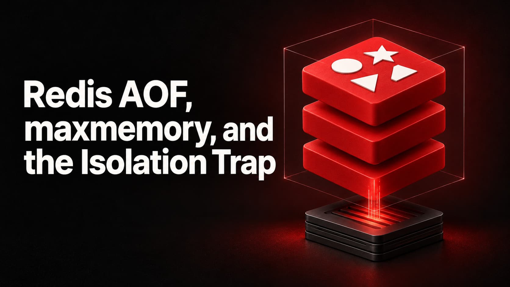 Redis AOF, maxmemory, and the Isolation Trap banner